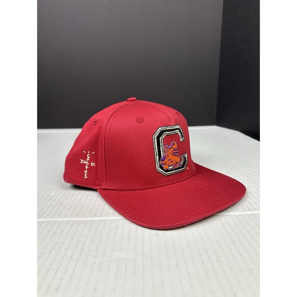 Mitchell & Ness x Cactus Jack By Travis Scott Clemson Tigers Red Snapback Cap